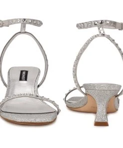 Nine West Giena Ankle Strap Dress Sandals Heel Appeal