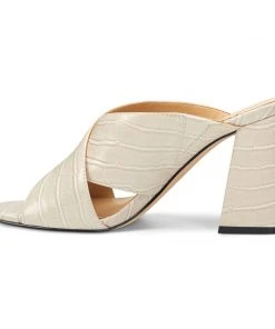 Nine West Gigi Block Heel Slide Sandals