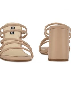 Nine West Y2K Revival Girlie Block Heel Slide Sandals