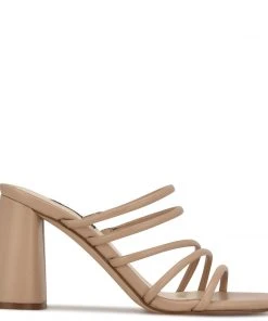 Nine West Y2K Revival Girlie Block Heel Slide Sandals