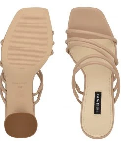 Nine West Y2K Revival Girlie Block Heel Slide Sandals