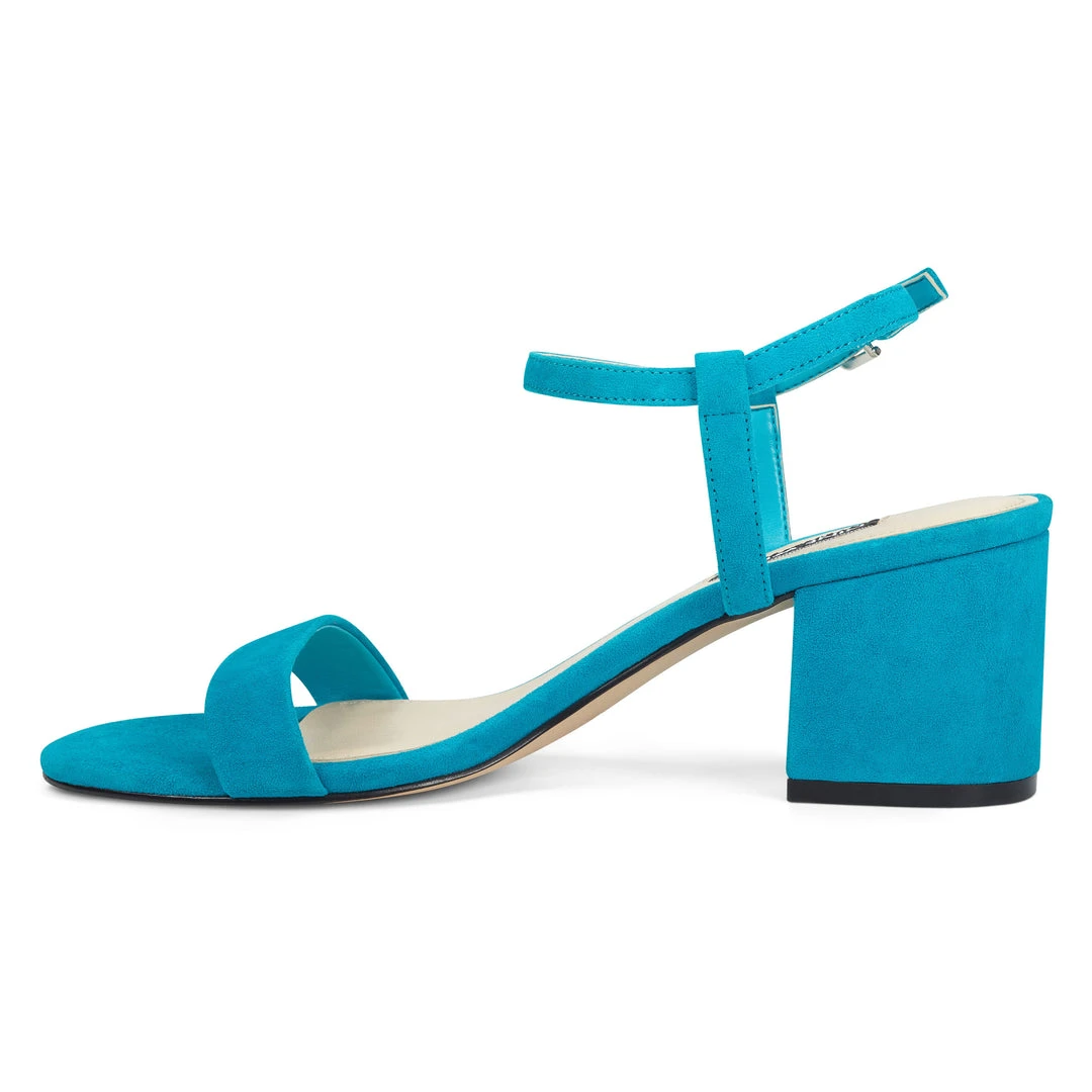 Nine West Gloria Block Heel Dress Sandals 6 Nine West Gloria Block Heel Dress Sandals