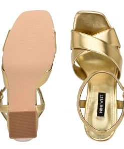 Nine West Glows Platform Sandals High Impact Platforms 11 Nine West Glows Platform Sandals High Impact Platforms