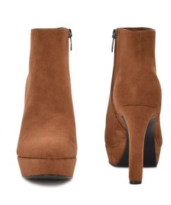 Nine West Glowup Platform Booties High Impact Platforms