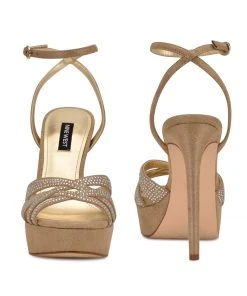 Nine West Y2K Revival Gobig Platform Sandals 10 Nine West Y2K Revival Gobig Platform Sandals
