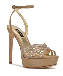 Nine West Y2K Revival Gobig Platform Sandals