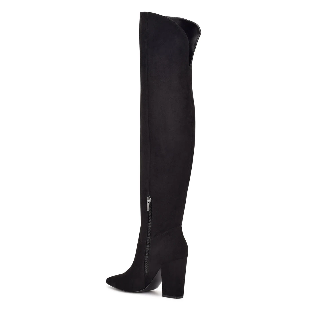 Nine West Goforit Over The Knee Heeled Boots 5 Nine West Goforit Over The Knee Heeled Boots