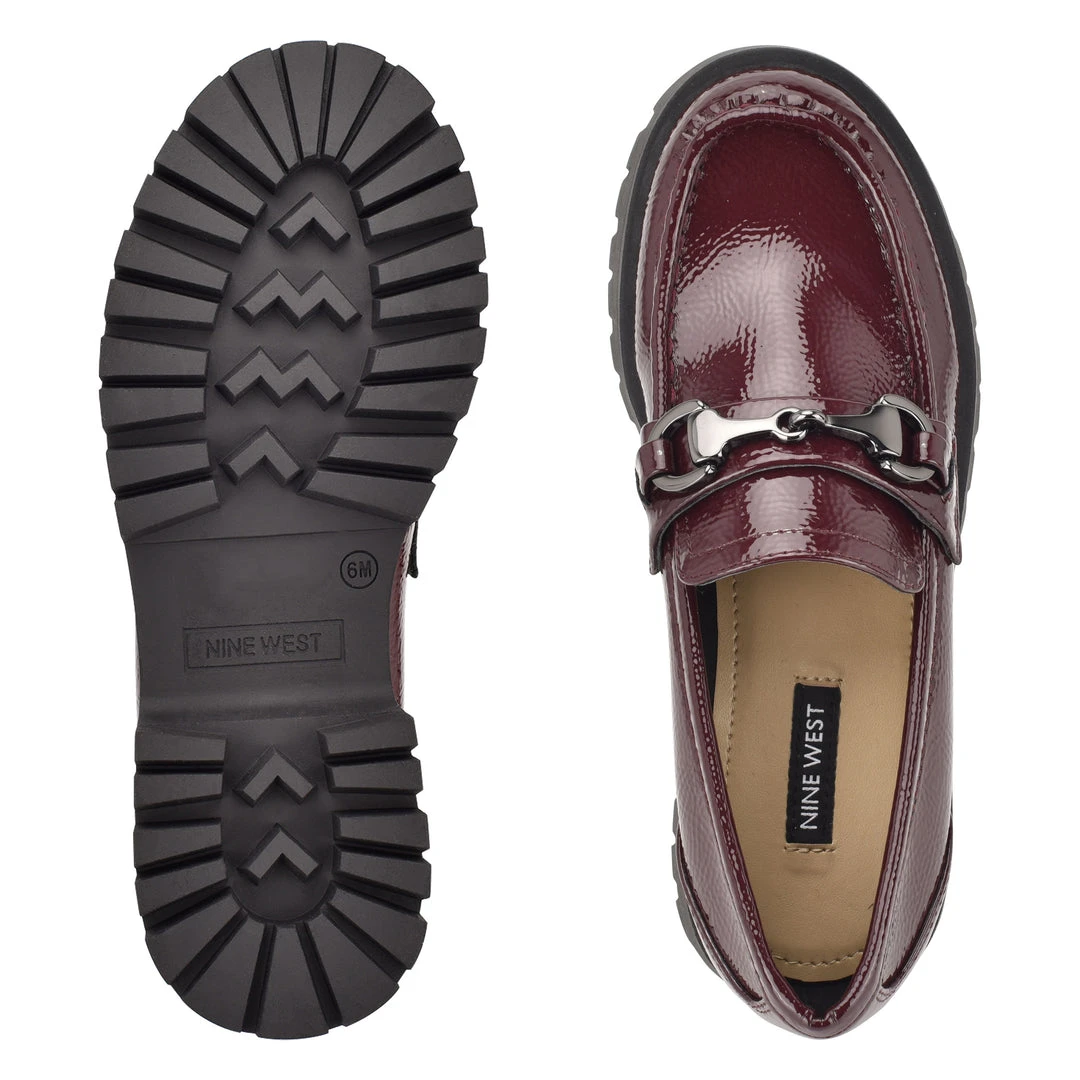 Nine West Gonehme Lug Sole Loafers Flats 7 Nine West Gonehme Lug Sole Loafers Flats