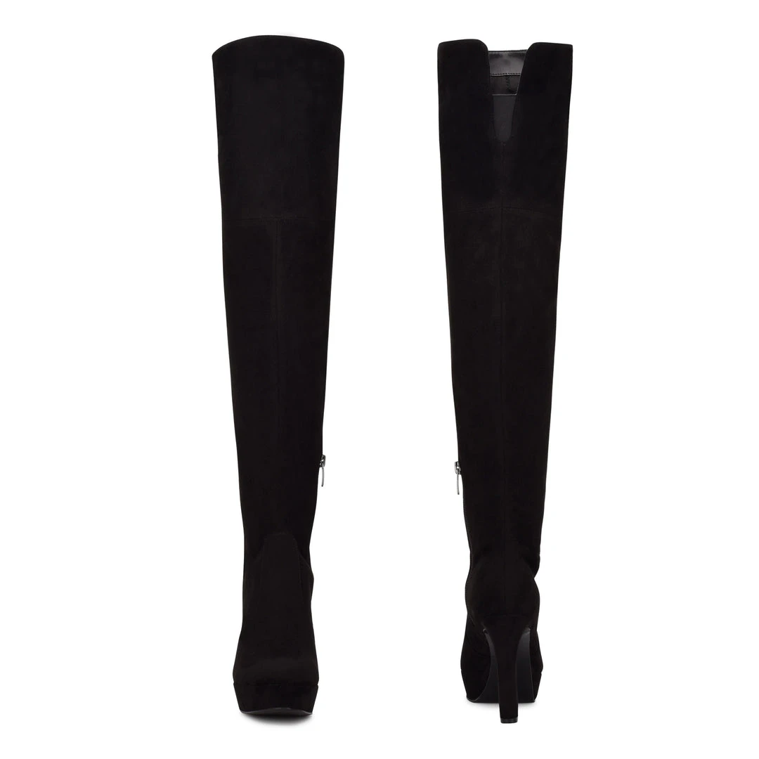 Nine West Gotcha Over The Knee Platform Boots 6 Nine West Gotcha Over The Knee Platform Boots