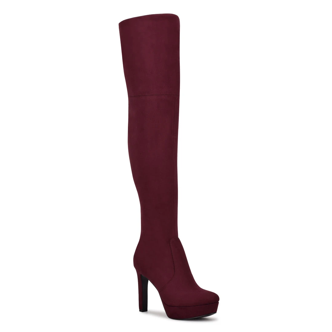 Nine West Gotcha Wide Calf Over The Knee Platform Boots 4 Nine West Gotcha Wide Calf Over The Knee Platform Boots