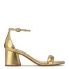 Nine West Gretal Ankle Strap Block Heel Sandals Metallic Mindset 1 Nine West Gretal Ankle Strap Block Heel Sandals Metallic Mindset
