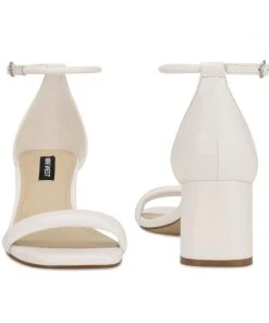 Nine West Shoes Gretal Ankle Strap Block Heel Sandals