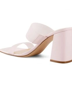 Nine West Heels Gya Block Heel Slide Sandals