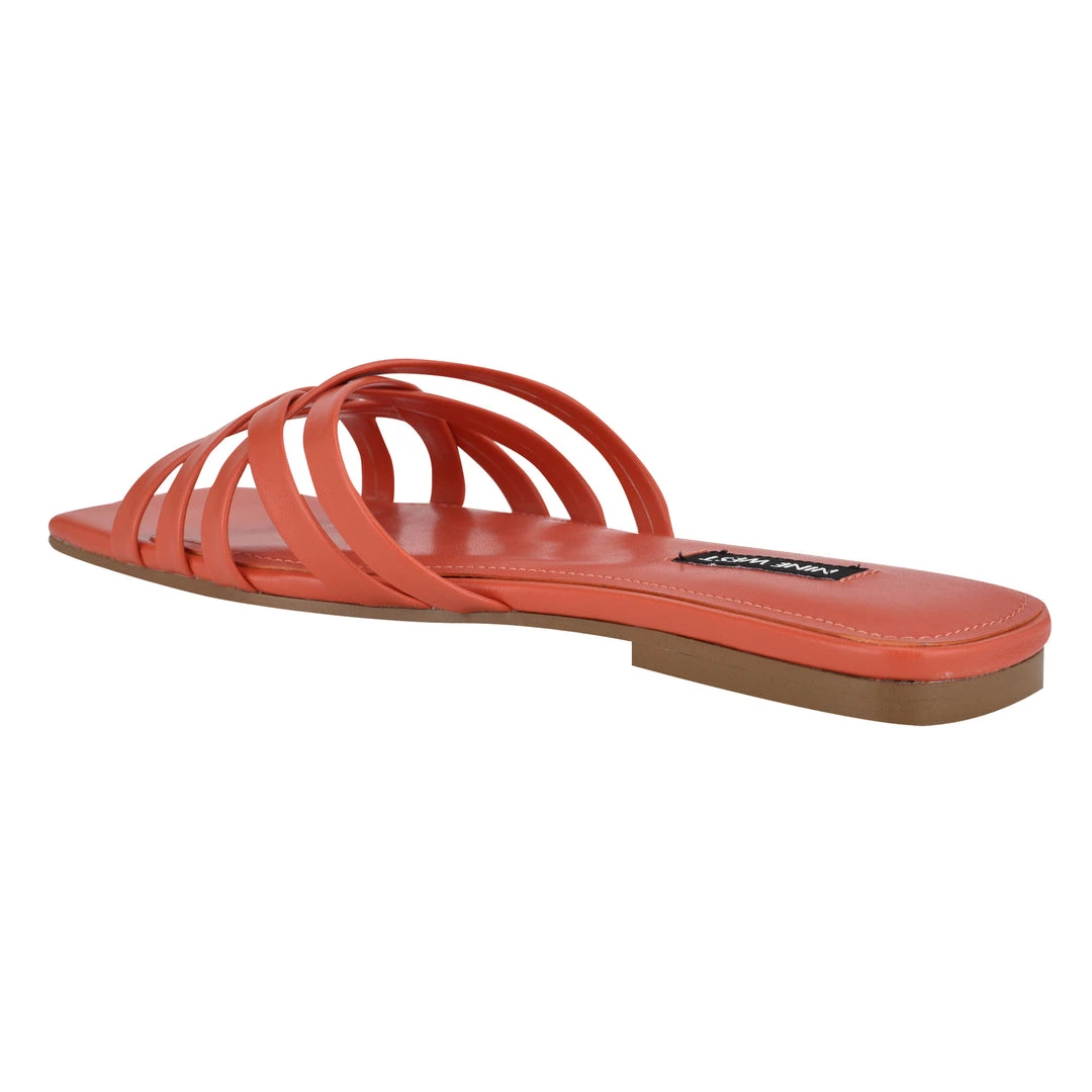 Nine West Halen Flat Slide Sandals Color Pop 5 Nine West Halen Flat Slide Sandals Color Pop