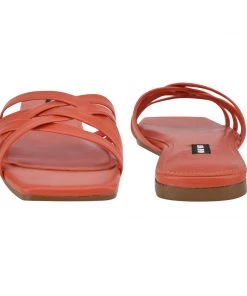 Nine West Halen Flat Slide Sandals Color Pop 10 Nine West Halen Flat Slide Sandals Color Pop
