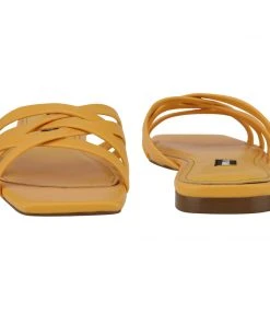 Nine West Halen Flat Slide Sandals Color Pop 10 Nine West Halen Flat Slide Sandals Color Pop