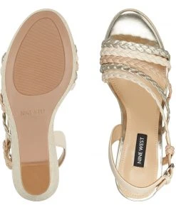 Nine West Weave Got You Halsee Espadrille Wedge Sandals