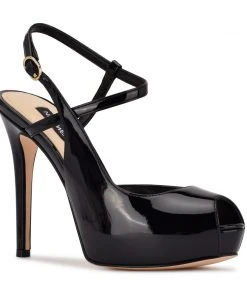 Nine West Y2K Revival Hanken Ankle Strap Platform Sandals