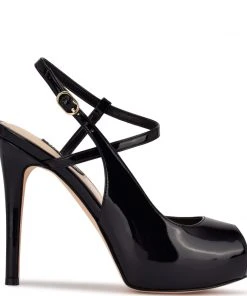 Nine West Y2K Revival Hanken Ankle Strap Platform Sandals