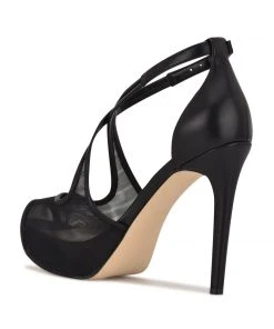 Nine West Hanya Peep Toe Platform Pumps 9 Nine West Hanya Peep Toe Platform Pumps