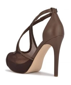 Nine West Hanya Peep Toe Platform Pumps