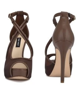 Nine West Hanya Peep Toe Platform Pumps