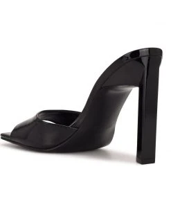 Nine West Heel Appeal Haveit Heeled Slide Sandals 9 Nine West Heel Appeal Haveit Heeled Slide Sandals