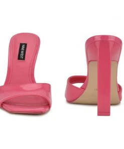 Nine West Haveit Heeled Slide Sandals Color Pop 10 Nine West Haveit Heeled Slide Sandals Color Pop