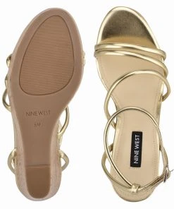 Nine West Havi Ankle Wrap Cork Wedge Sandals 11 Nine West Havi Ankle Wrap Cork Wedge Sandals