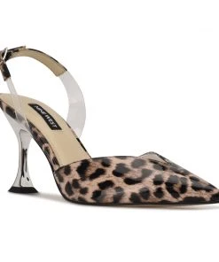 Nine West In The Clear Heat Pointy Toe Heeled Slingbacks