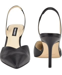 Nine West Hello Pointy Toe Heeled Slingbacks 10 Nine West Hello Pointy Toe Heeled Slingbacks
