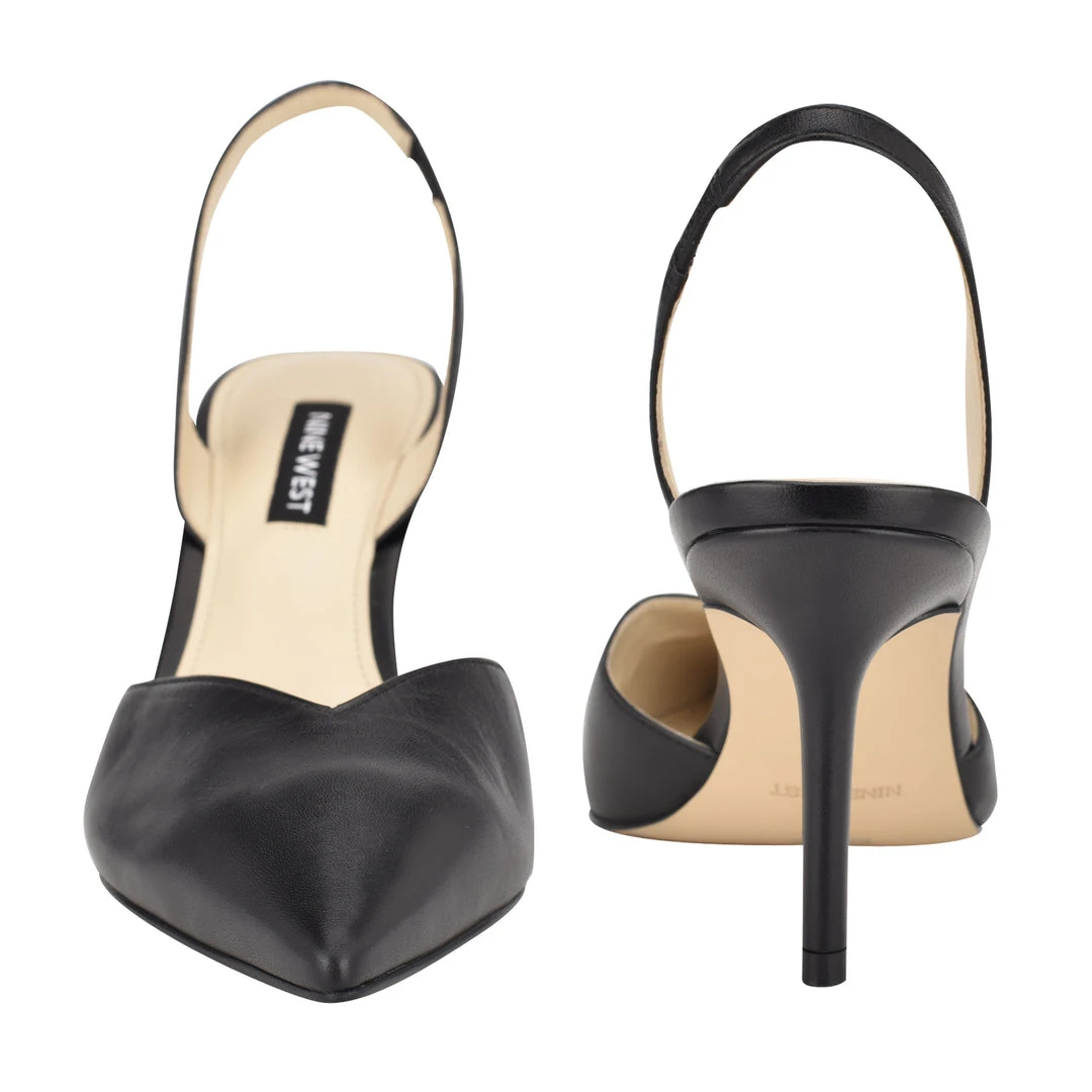 Nine West Hello Pointy Toe Heeled Slingbacks 6 Nine West Hello Pointy Toe Heeled Slingbacks