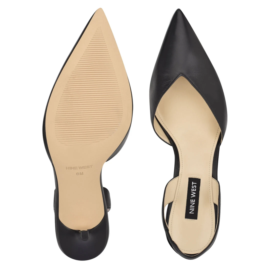 Nine West Hello Pointy Toe Heeled Slingbacks 7 Nine West Hello Pointy Toe Heeled Slingbacks