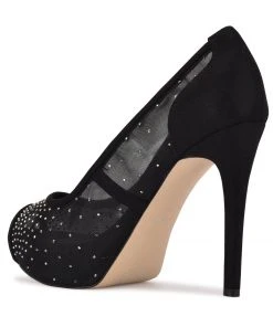 Nine West High Impact Platforms Hizzie Peep Toe Platform Pumps 9 Nine West High Impact Platforms Hizzie Peep Toe Platform Pumps