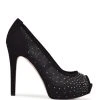 Nine West High Impact Platforms Hizzie Peep Toe Platform Pumps