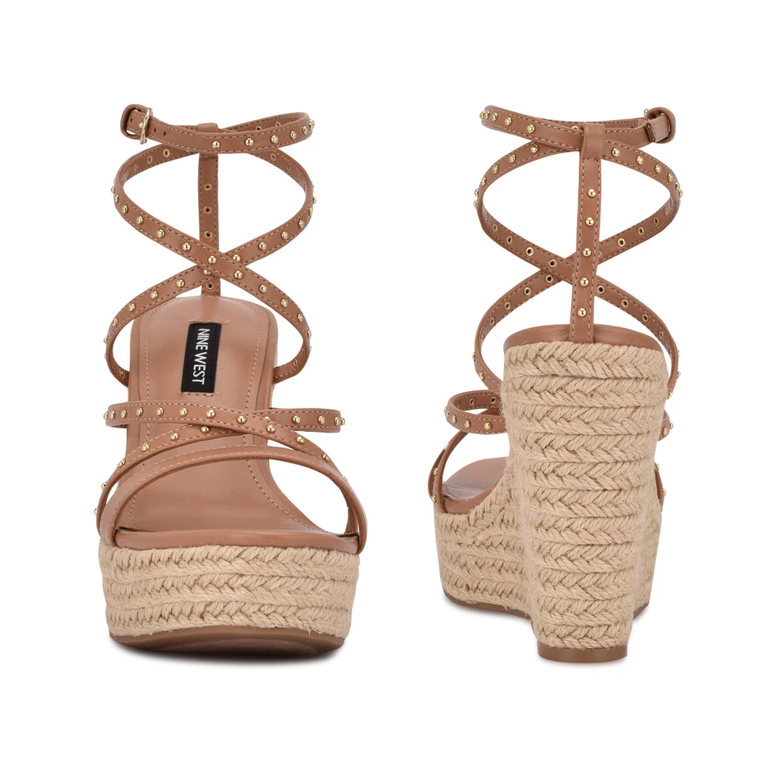 Nine West Hunda Espadrille Wedge Sandals 6 Nine West Hunda Espadrille Wedge Sandals