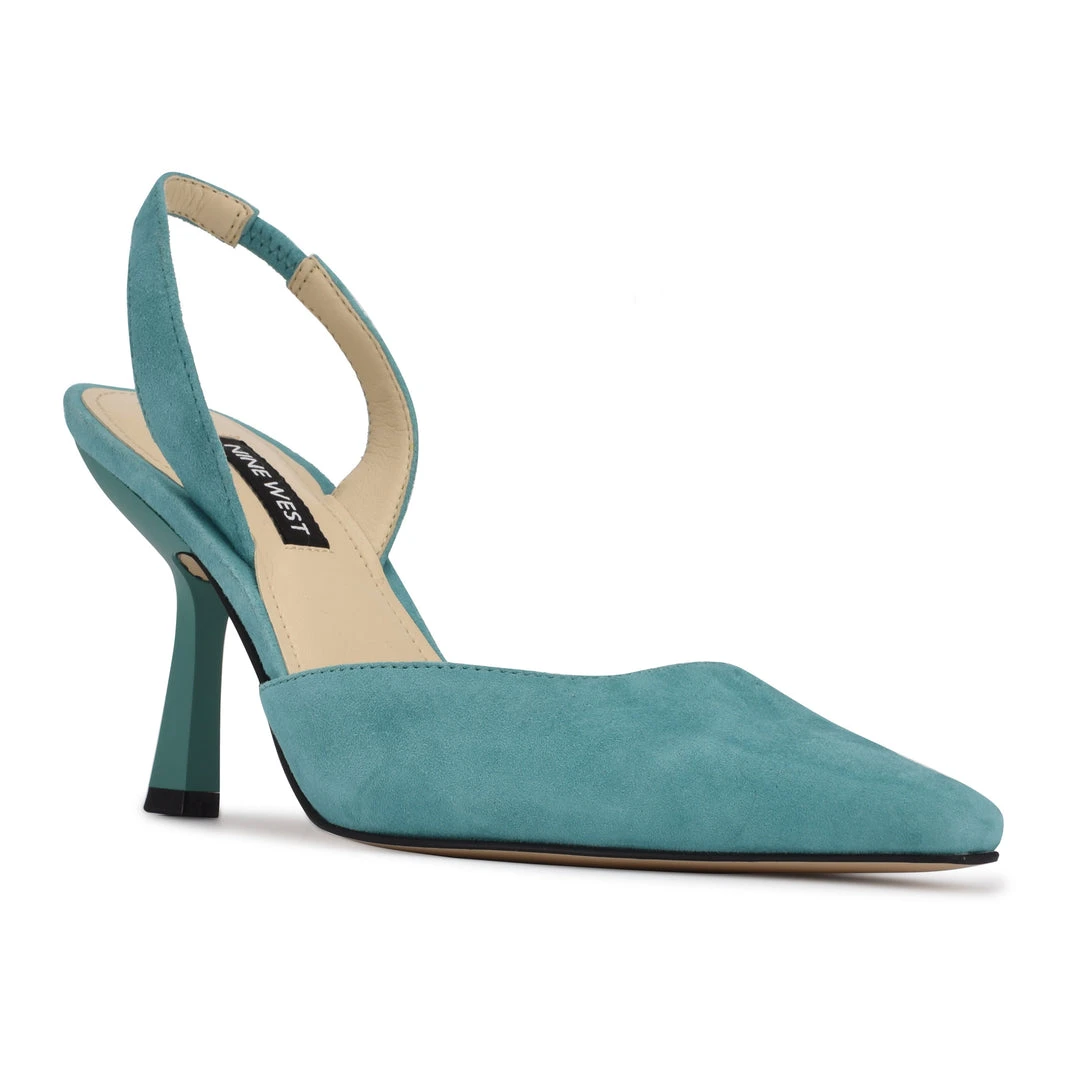 Nine West Hurry Snip Toe Heeled Slingbacks 4 Nine West Hurry Snip Toe Heeled Slingbacks