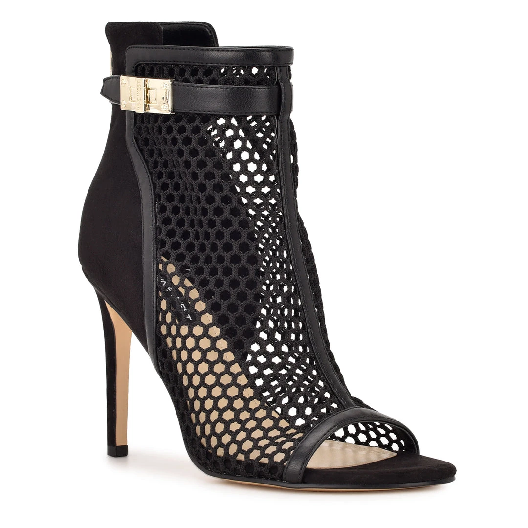 Nine West Ididit Mesh Peep Toe Booties 4 Nine West Ididit Mesh Peep Toe Booties
