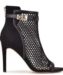 Nine West Ididit Mesh Peep Toe Booties