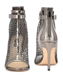 Nine West Ididit Mesh Peep Toe Booties