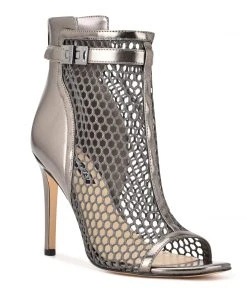 Nine West Ididit Mesh Peep Toe Booties