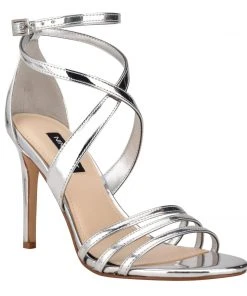 Nine West Ilov Strappy Dress Sandals 8 Nine West Ilov Strappy Dress Sandals