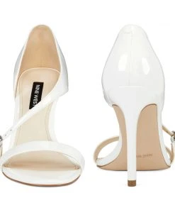 Nine West Heel Appeal Imprint Open Toe Pump