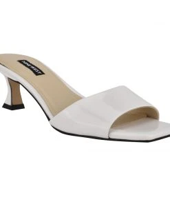 Nine West Indra Heeled Slide Sandals Heel Appeal