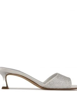 Nine West Indra Heeled Slide Sandals Bridal