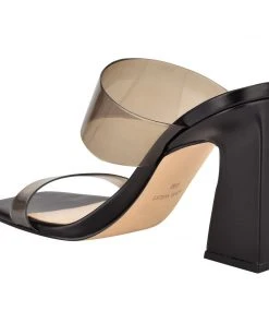 Nine West Heel Appeal Instaa Heeled Slide Sandals 9 Nine West Heel Appeal Instaa Heeled Slide Sandals