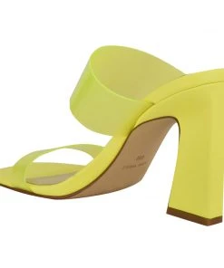 Nine West Instaa Heeled Slide Sandals Color Pop