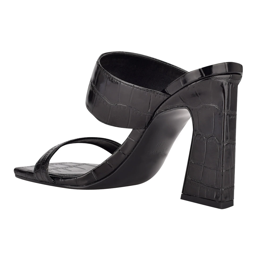 Nine West Instaa Heeled Slide Sandals Heel Appeal 5 Nine West Instaa Heeled Slide Sandals Heel Appeal