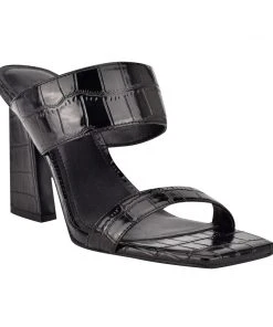 Nine West Instaa Heeled Slide Sandals Heel Appeal
