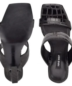 Nine West Instaa Heeled Slide Sandals Heel Appeal 11 Nine West Instaa Heeled Slide Sandals Heel Appeal